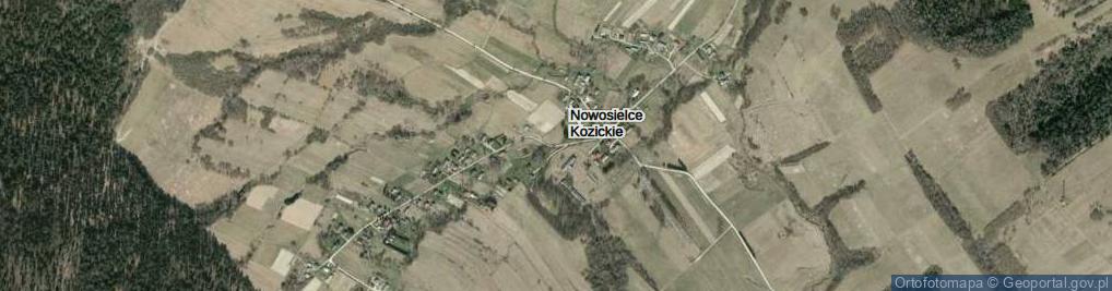 Zdjęcie satelitarne Nowosielce Kozickie ul.